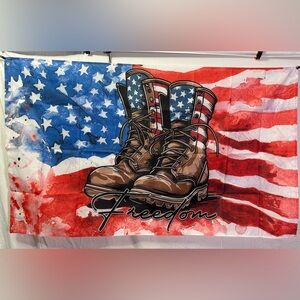 Freedom Boots Flag 3x5 Ft